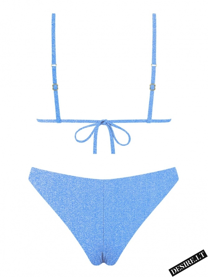 MrMiss bikini maudymosi kostiumėlis METALLIC BLUE