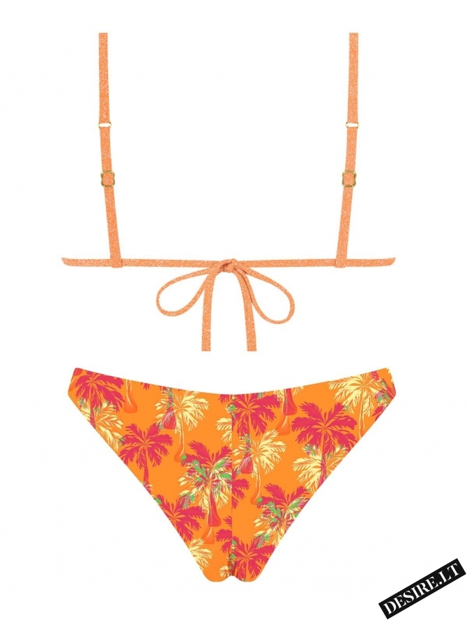 MrMiss bikini maudymosi kostiumėlis METALLIC ORANGE MIX