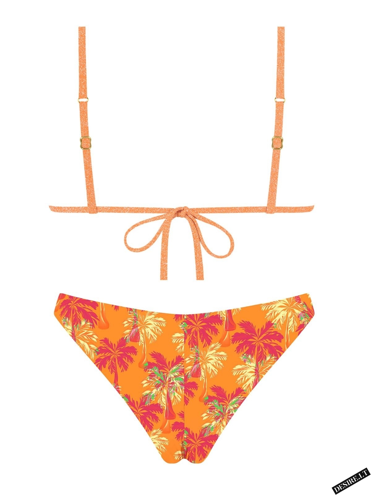 MrMiss bikini maudymosi kostiumėlis METALLIC ORANGE MIX