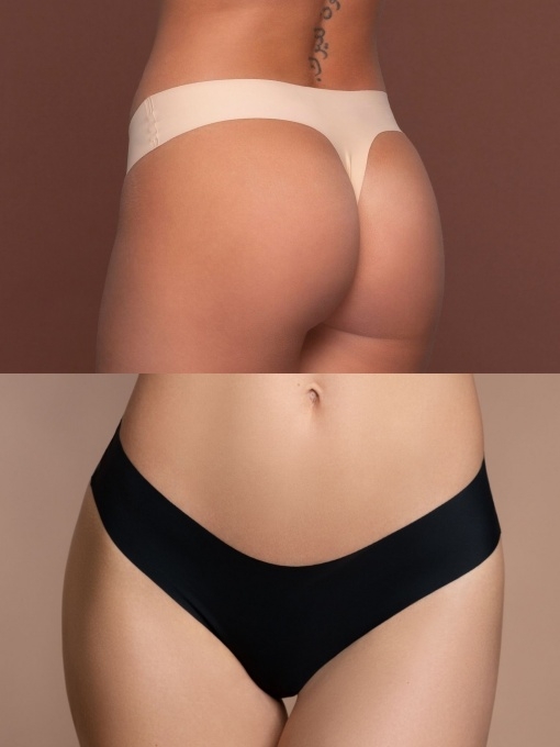 ByeBra Besiūlės tanga kelnaitės SIMPLE, rinkinys