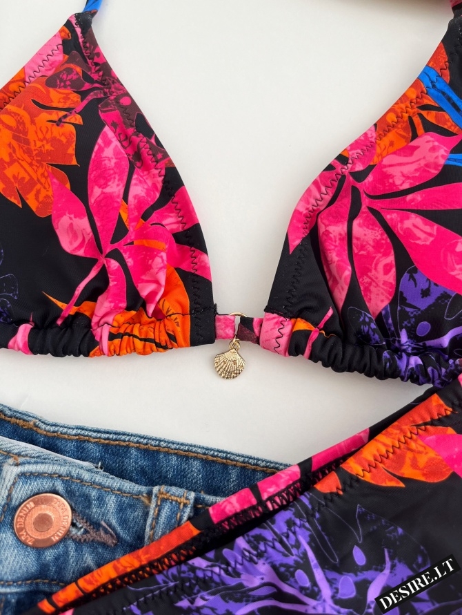 MrMiss bikini maudymosi kostiumėlis FLORAL MIX