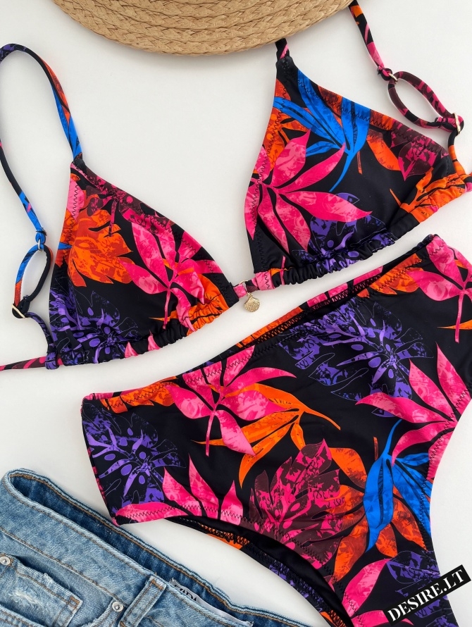 MrMiss bikini maudymosi kostiumėlis FLORAL MIX