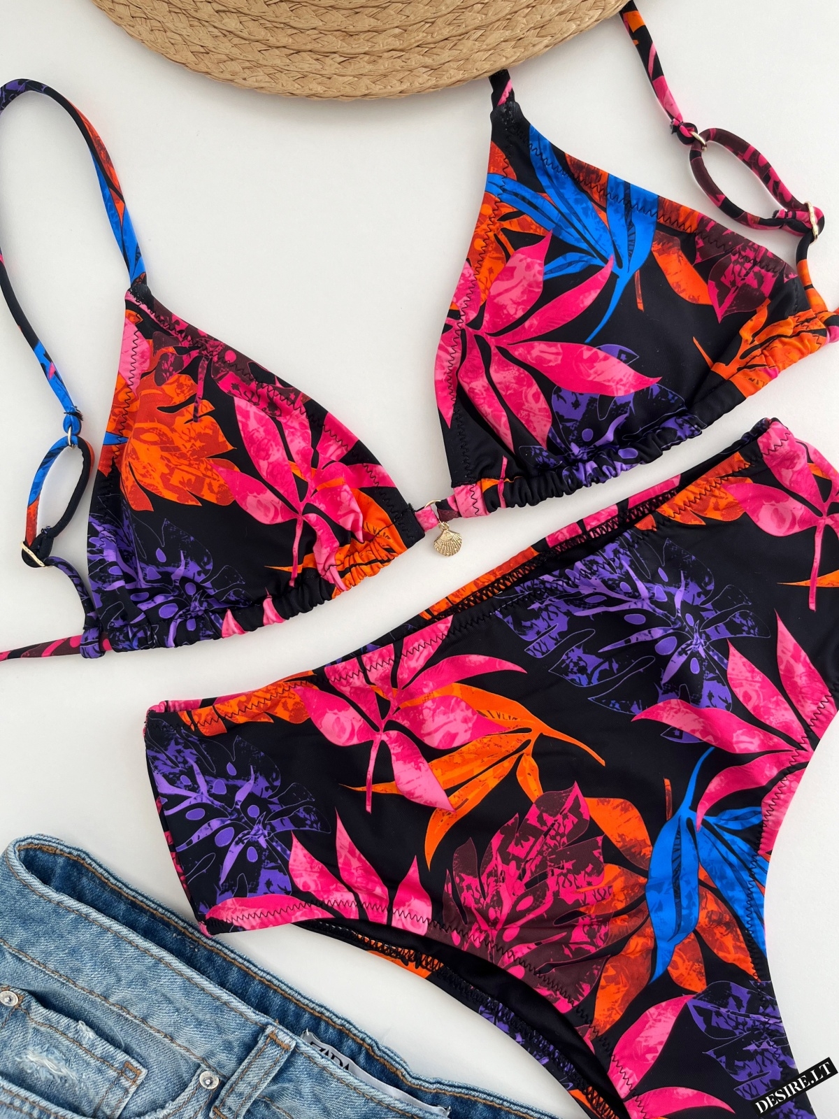 MrMiss bikini maudymosi kostiumėlis FLORAL MIX