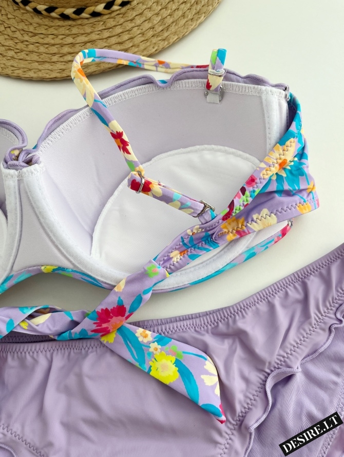 MrMiss bikini maudymosi kostiumėlis LILAC SUMMER