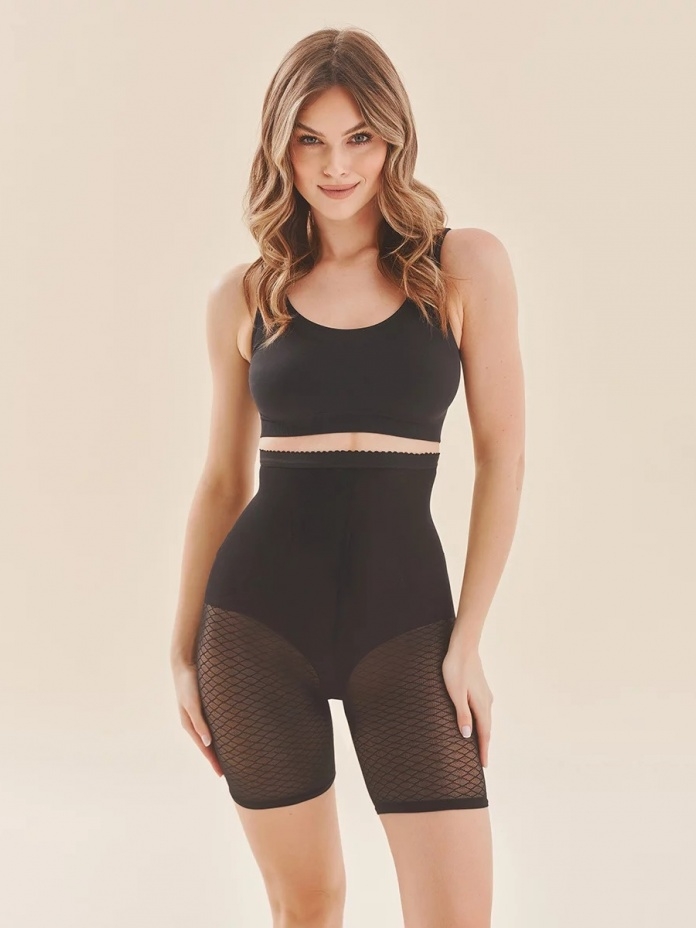 Gabriella formuojantys šortukai HIGH SHAPER SUMMER BLACK, 40 den.