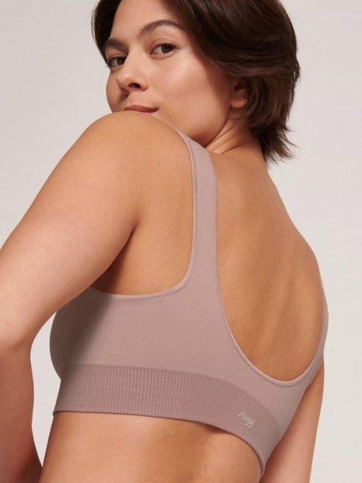 Sloggi braletė su alavijo mikrokapsulėmis EVER INFUSED ALOE FOGGY MAUVE