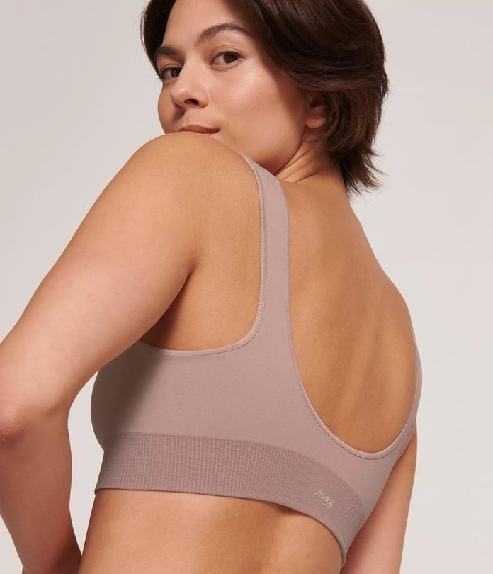 Sloggi braletė su alavijo mikrokapsulėmis EVER INFUSED ALOE FOGGY MAUVE