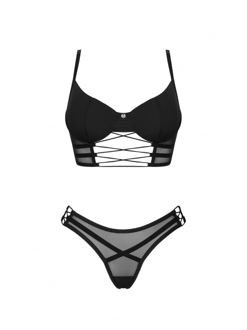 Seksualus dviejų dalių Obsessive komplektas ROXELIA SET