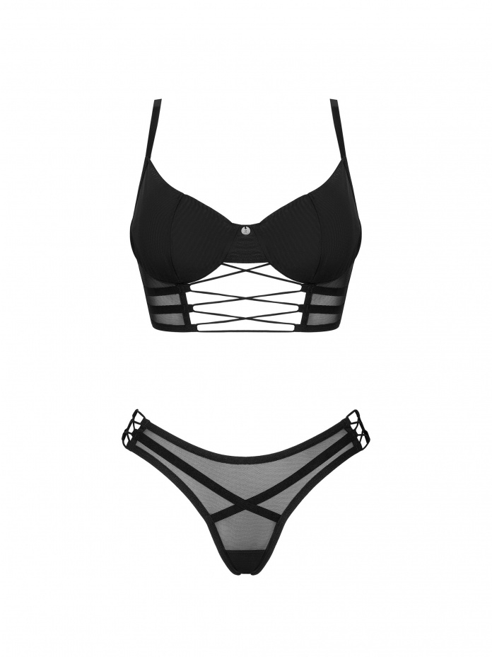 Seksualus dviejų dalių Obsessive komplektas ROXELIA SET