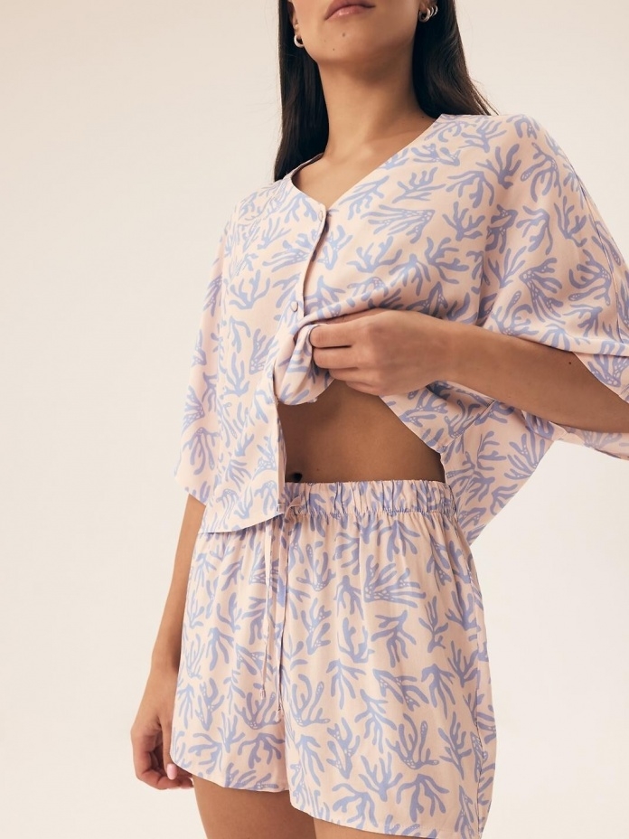 Henderson Ladies viskozės pižama su šortais NADAR 42670