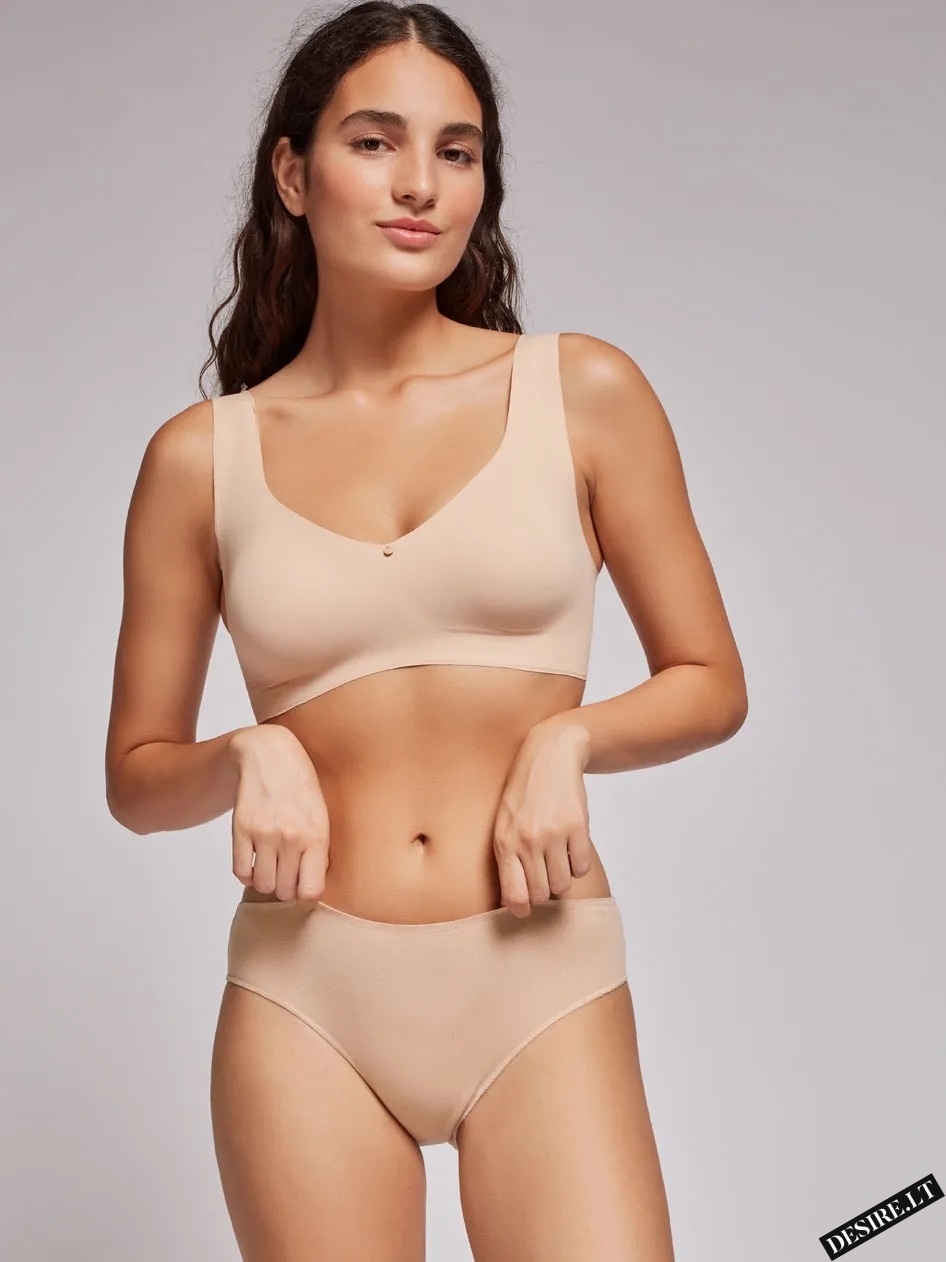 GISELA eco medvilnės klasikinės kelnaitės CLASSIC NUDE