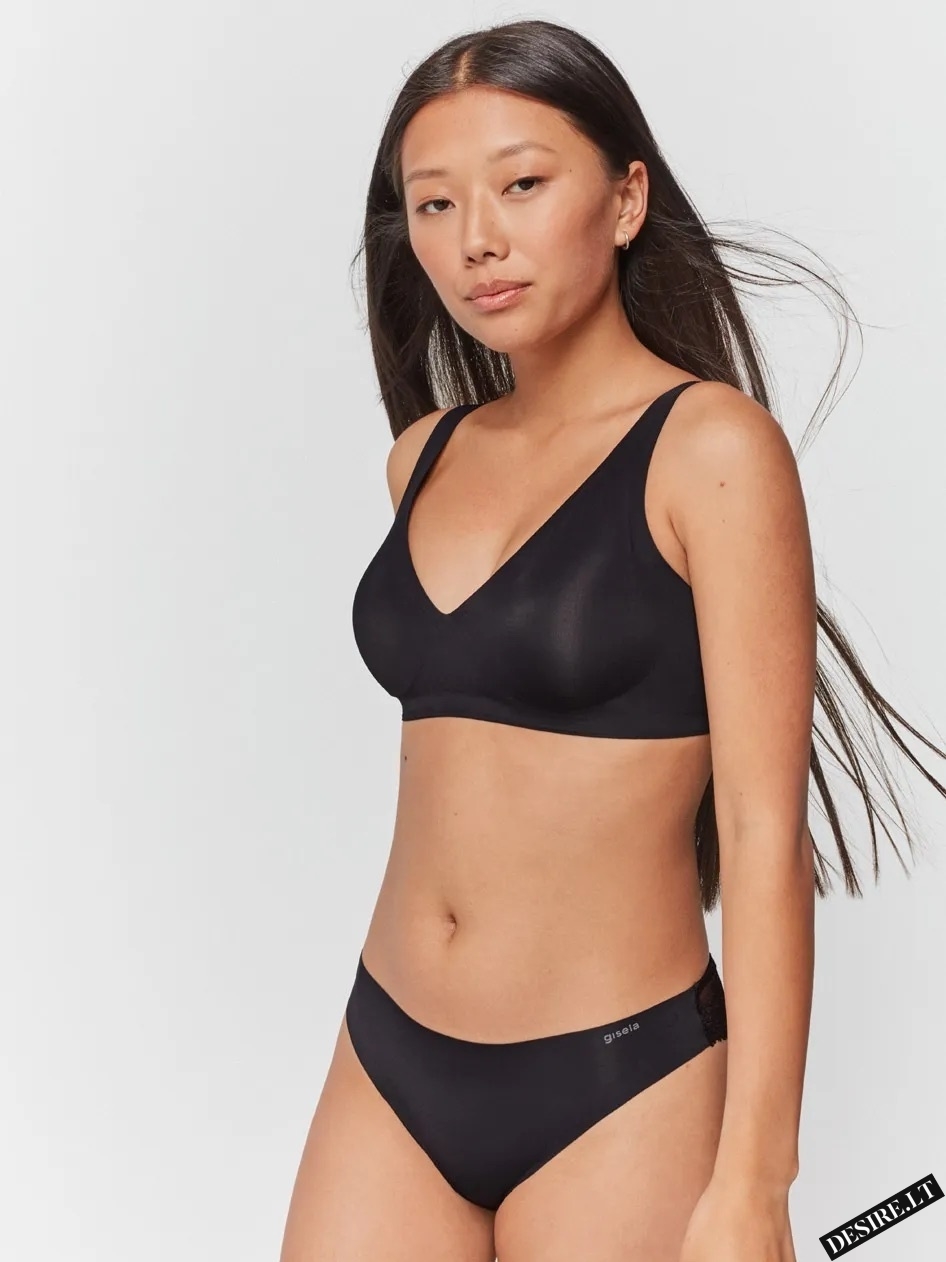 Bevielė Gisela push-up liemenėlė BELLE BLACK