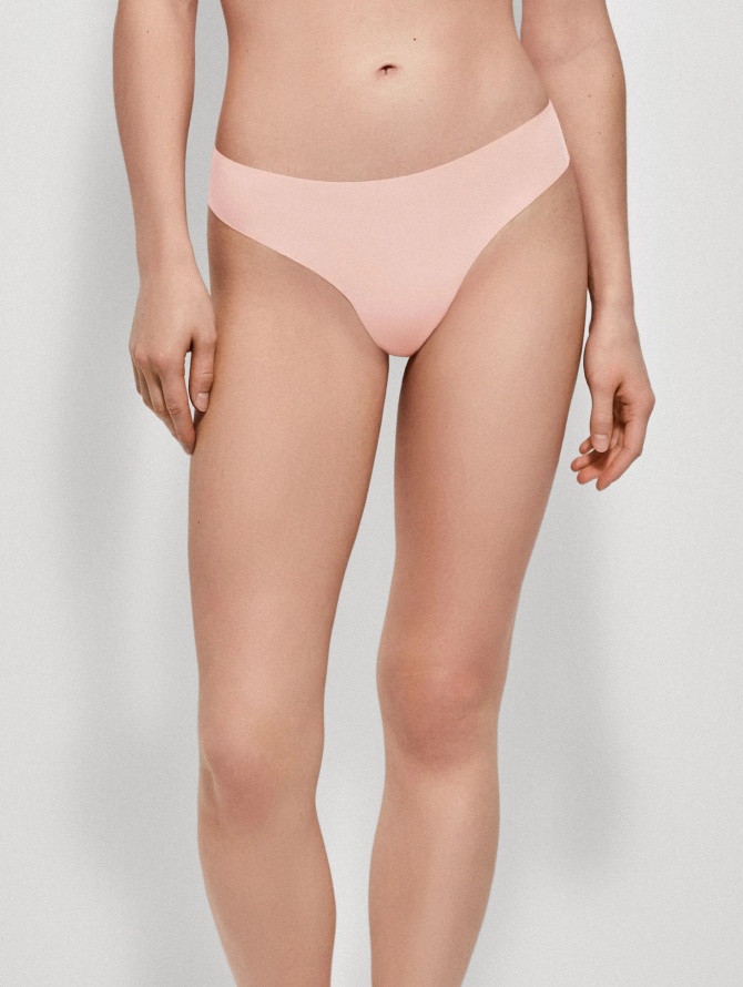 Gisela rinkinys 3 vnt. lazeriu kirptos tanga kelnaitės TANGA MIX 1/10023B