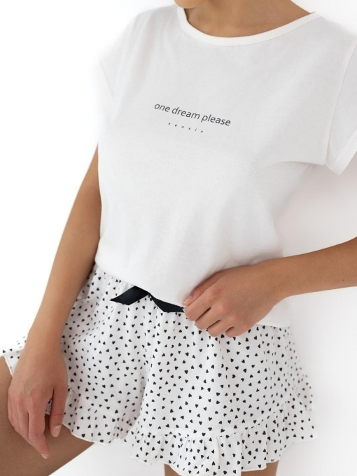 Sensis medvilnės pižama su šortais AURORA