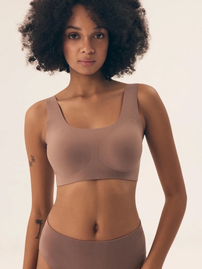 Henderson Ladies Lazeriu kirpta bevielė liemenėlė BIRD MAUVE 42849-34X