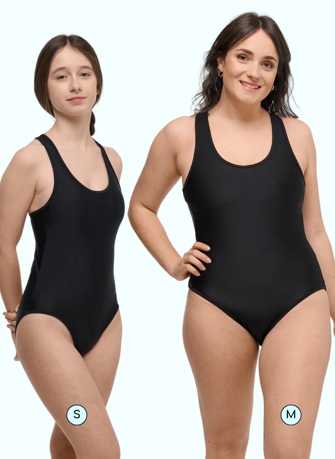 Menstruacinis maudymosi kostiumėlis LOLA BLACK didelio sugeriamumo