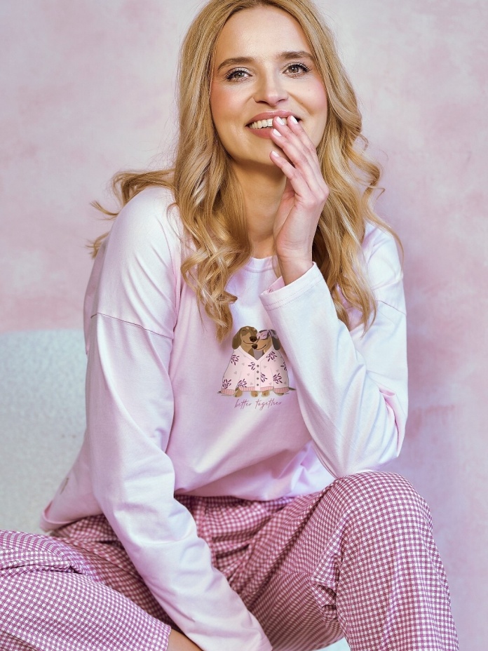 TARO medvilnės pižama su kelnėmis ELISA 3434 S-XL