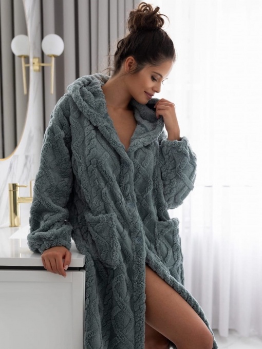 Sensis užsagstomas minkštas chalatas GRETHEN