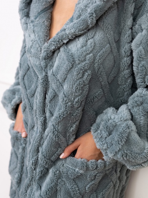 Užsagstomas minkštas chalatas GRETHEN