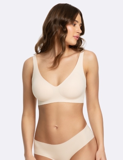Bevielė Julimex liemenėlė JELLY BRA BASIC NUDE su gelinių zonų sistema
