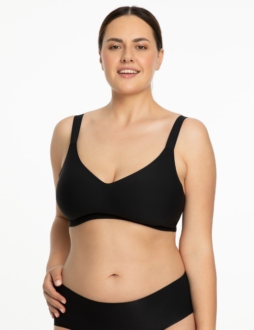 Bevielė Julimex liemenėlė JELLY BRA COMFORT BLACK su gelinių zonų sistema