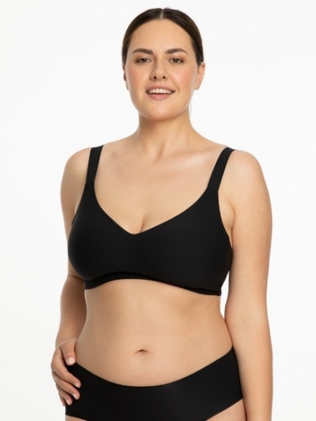 Bevielė Julimex liemenėlė JELLY BRA COMFORT BLACK su gelinių zonų sistema