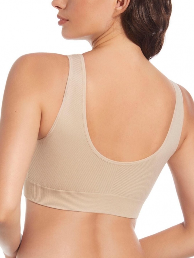 Selene topas bevielė liemenėlė LETIANA BEIGE Selene topas bevielė liemenėlė LETIANA BEIGE