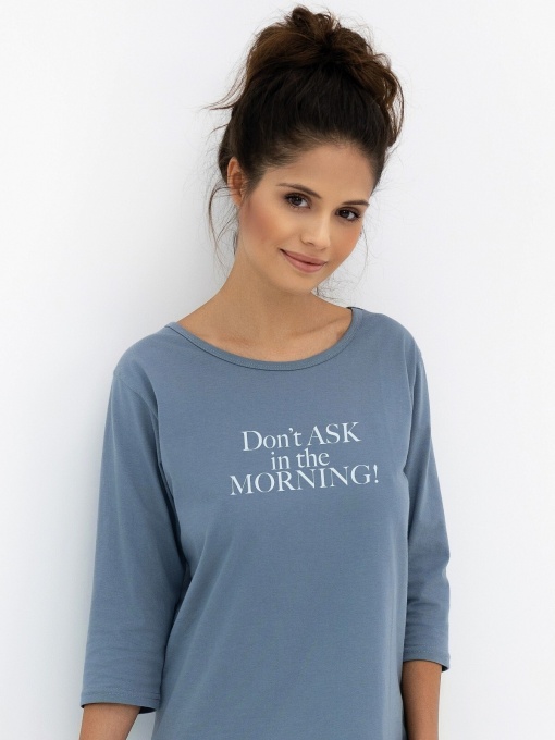 Sensis medvilnės naktinukai MORNING ilgomis rankovėmis