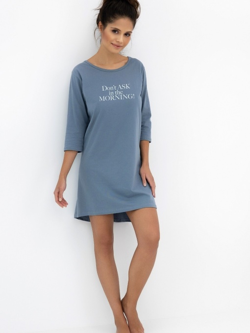 Sensis medvilnės naktinukai MORNING ilgomis rankovėmis