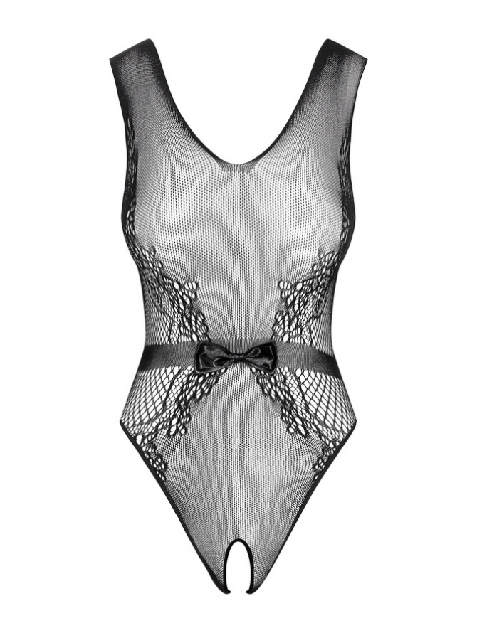 Obsessive seksualus bodis - kūno kojinė B115 juodos spalvos