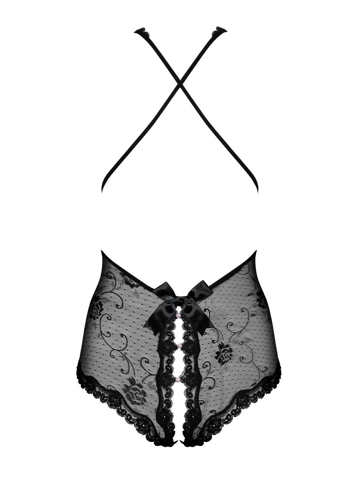 Obsessive seksualus juodas perregimas bodis FIORENTA TEDDY