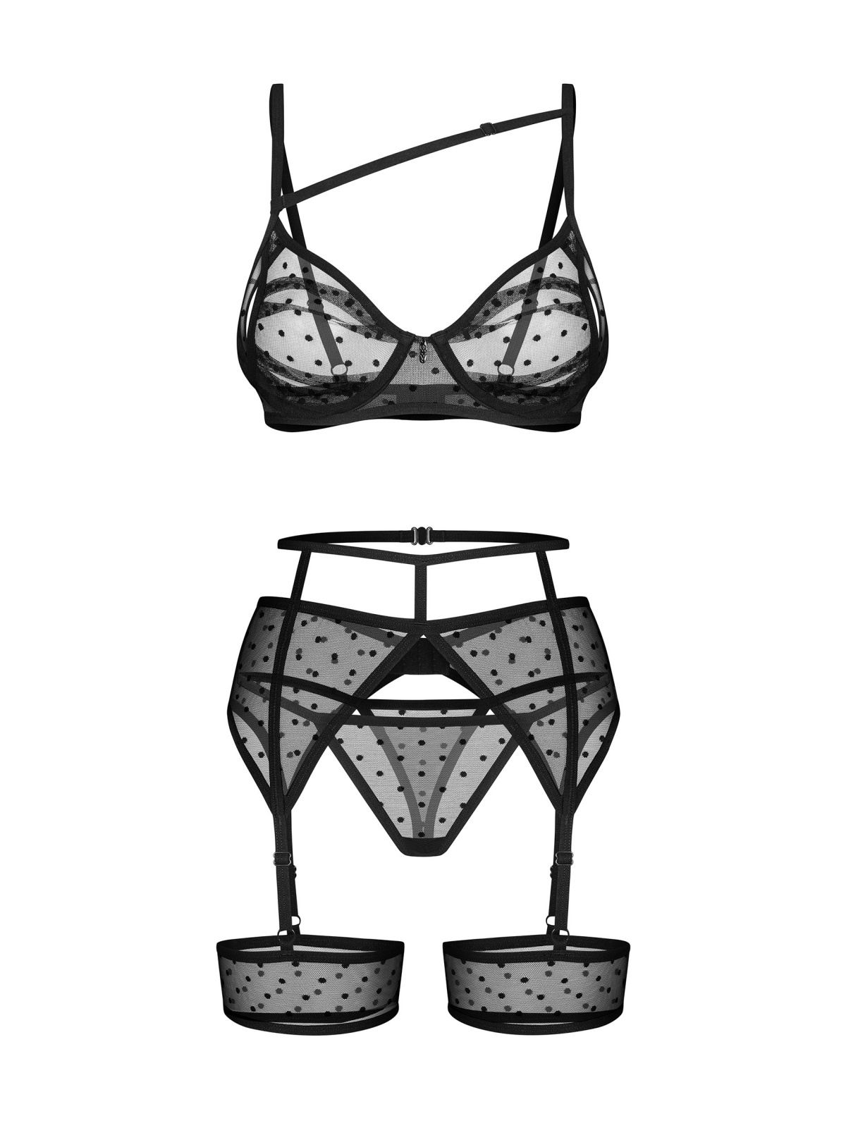 Seksualus Obsessive trijų dalių komplektas NUITES SET